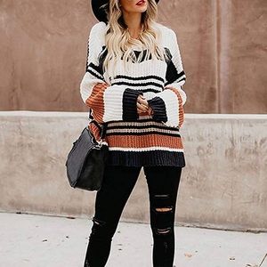 STORE CLOSING FINAL SALE ✨ NWT Color Block Crew Sweater